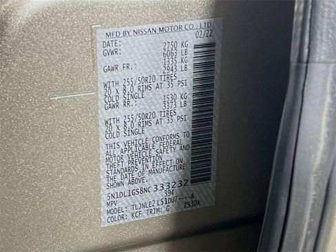 Used 2022 INFINITI QX60 Sensory w/ Cargo Package image 34