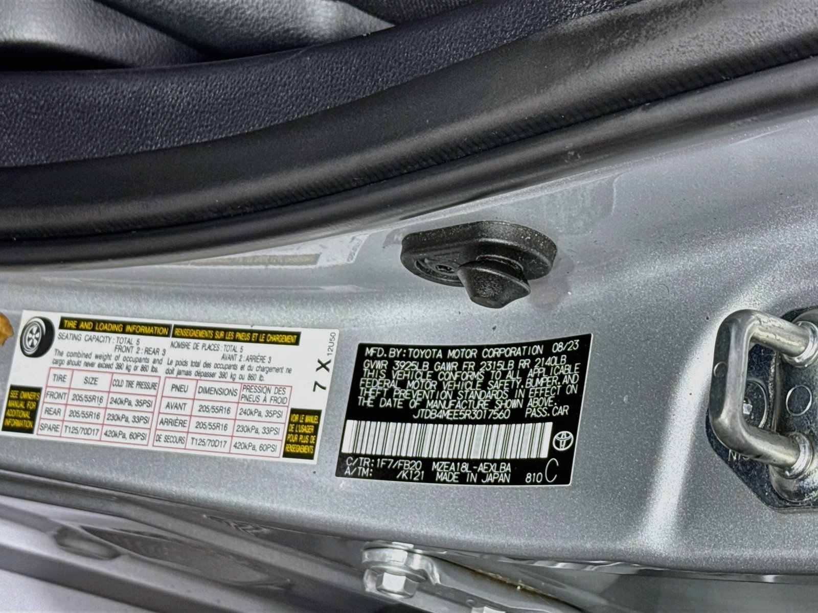 Certified 2024 Toyota Corolla LE FWD image 24