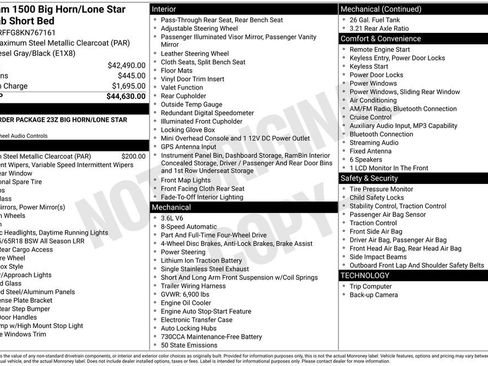 Used 2019 RAM 1500 Big Horn image 24