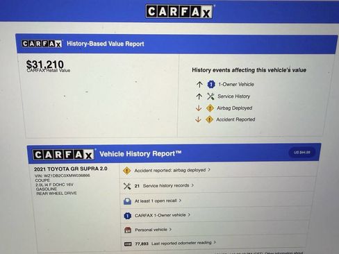 Used 2021 Toyota Supra image 3
