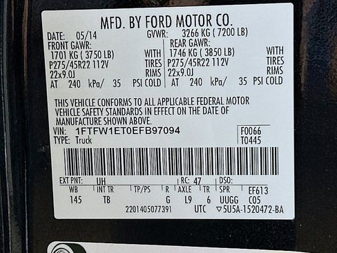 Used 2014 Ford F150 Limited AWD/4WD image 35