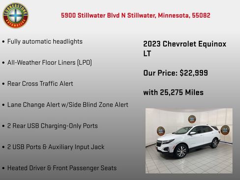 Used 2023 Chevrolet Equinox LT AWD/4WD image 25