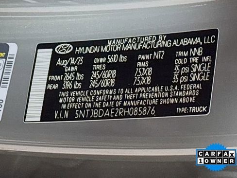 Used 2024 Hyundai Santa Cruz SEL image 31