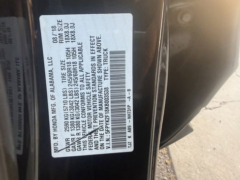 Used 2019 Honda Ridgeline Sport image 20