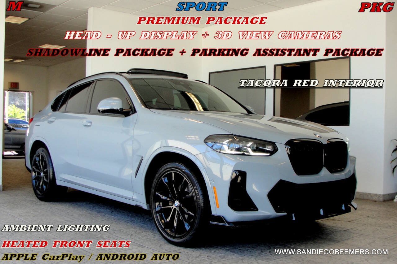 Used 2024 BMW X4 xDrive30i w/ Premium Package AWD/4WD image 1