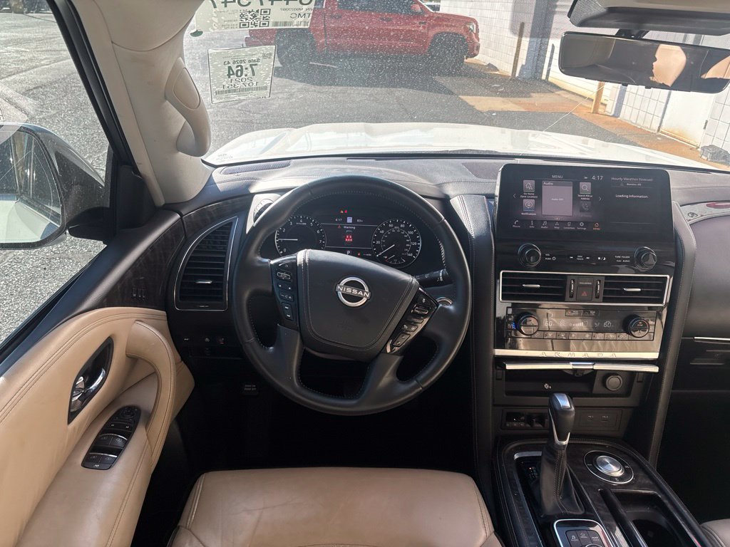 Used 2021 Nissan Armada Platinum w/ Captain's Chairs Package RWD image 2