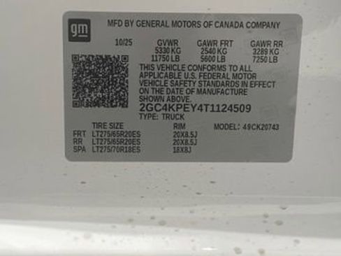 New 2026 Chevrolet Silverado 2500 LTZ w/ Trail Boss Package image 48