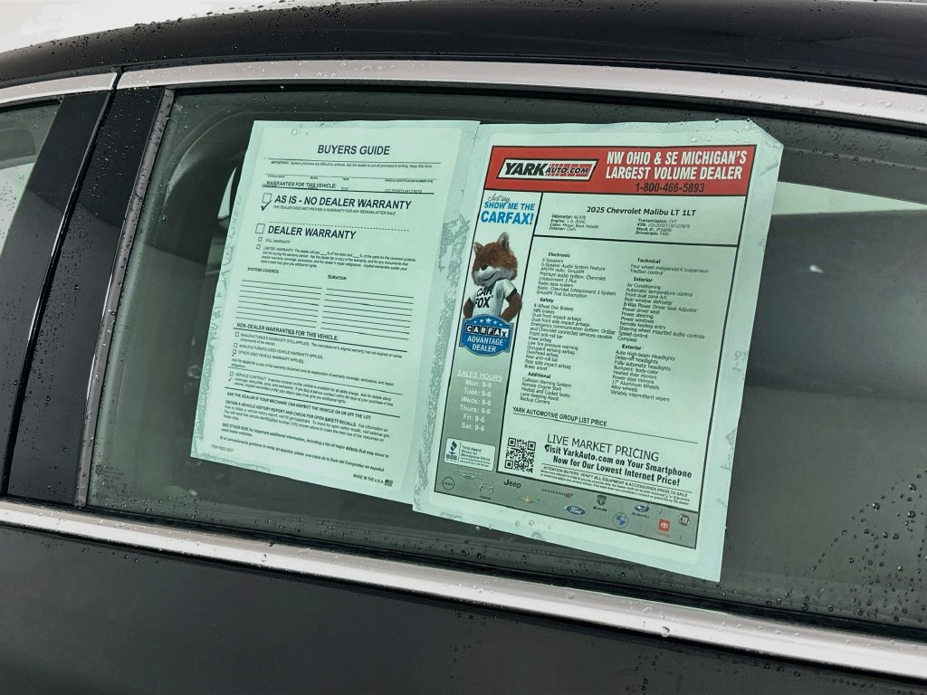 Used 2025 Chevrolet Malibu LT FWD image 14