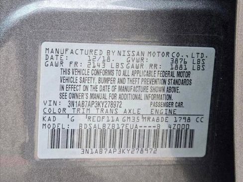 Used 2019 Nissan Sentra S image 22