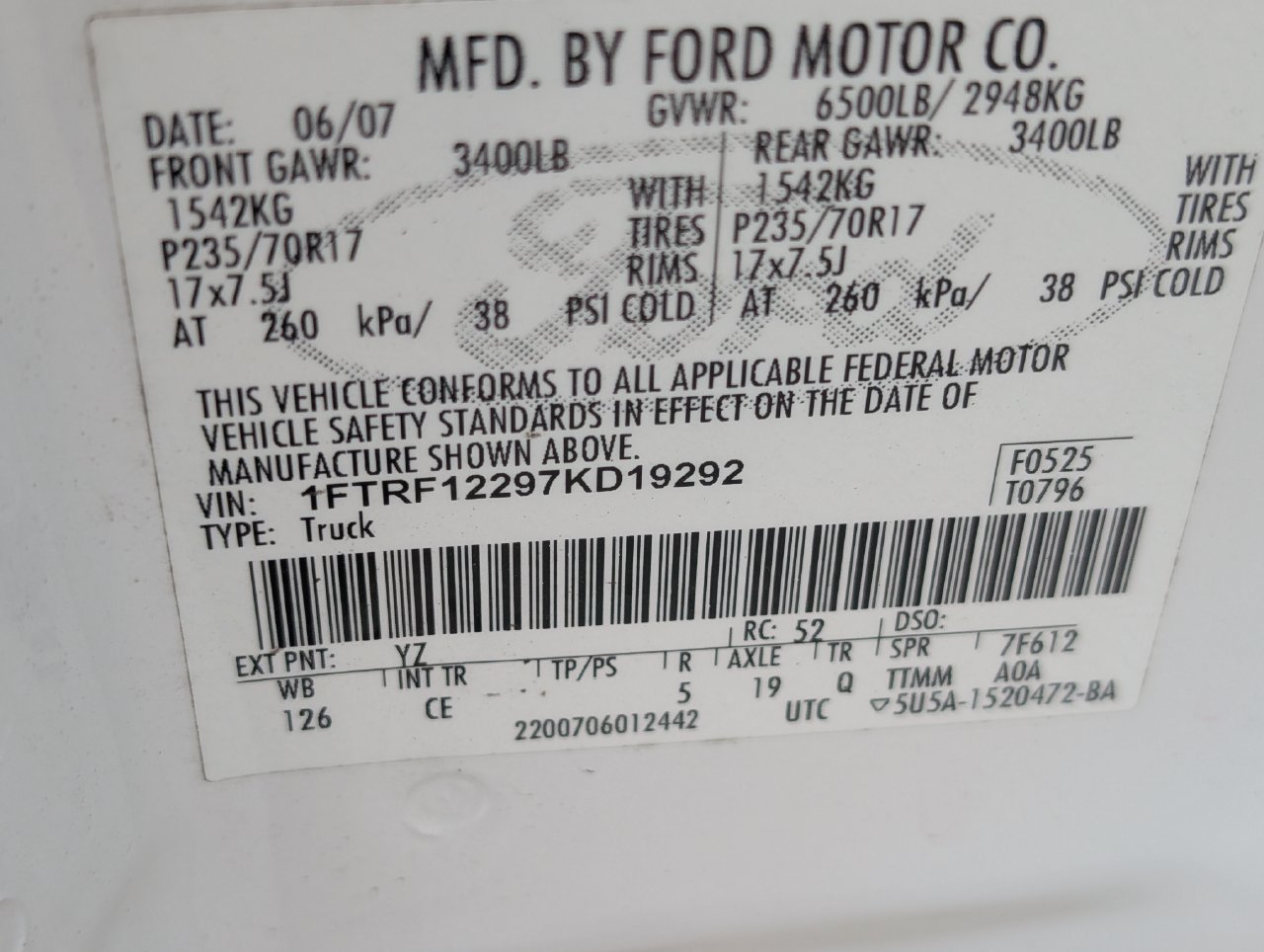 Used 2007 Ford F150 STX RWD image 29