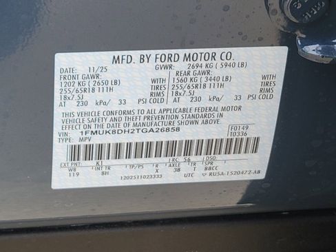 New 2026 Ford Explorer Active image 12