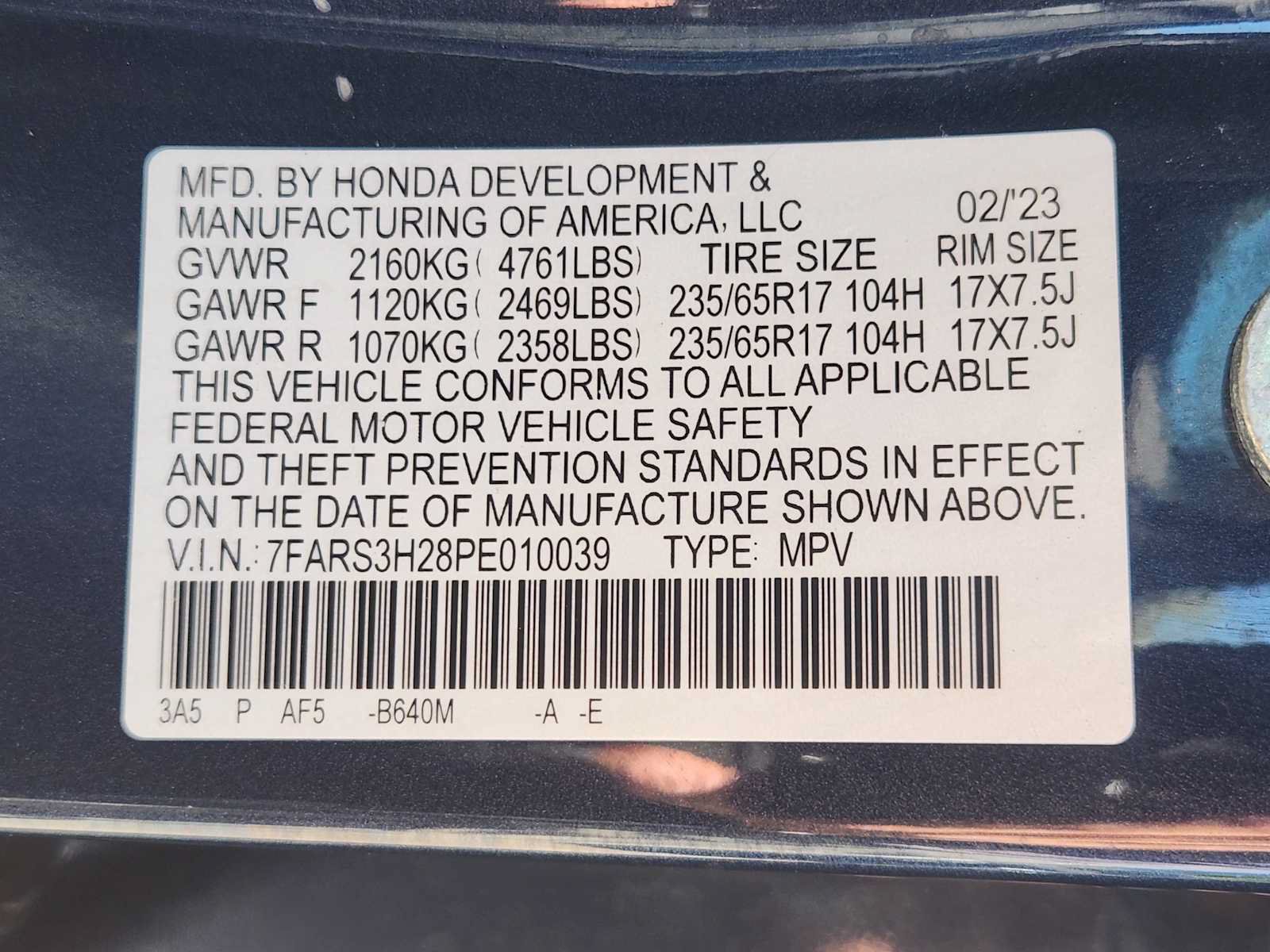 Certified 2023 Honda CR-V LX image 31