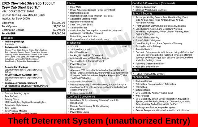 Used 2026 Chevrolet Silverado 1500 LT AWD/4WD image 65