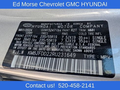 Used 2024 Hyundai Tucson Limited AWD/4WD image 23