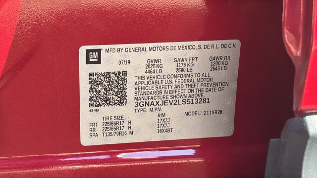 Used 2020 Chevrolet Equinox LT w/ Driver Convenience Package FWD image 27