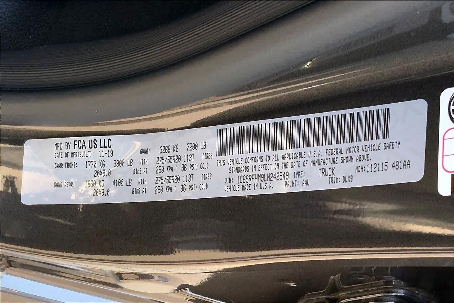 Used 2020 RAM 1500 Limited AWD/4WD image 33
