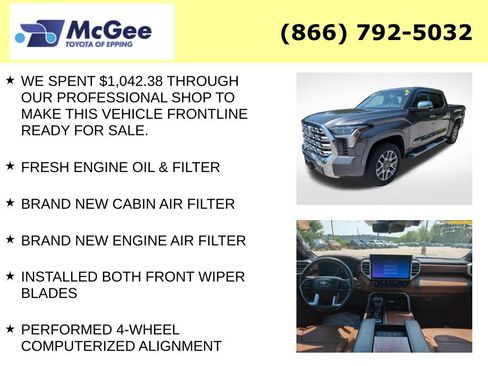 Certified 2022 Toyota Tundra 1794 Edition AWD/4WD image 15