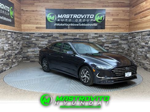 Used 2020 Hyundai Sonata Blue image 1