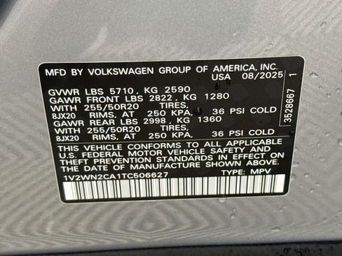 Used 2026 Volkswagen Atlas SE FWD image 40