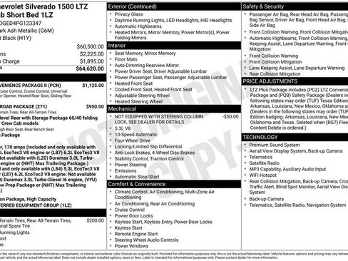 Used 2023 Chevrolet Silverado 1500 LTZ w/ LTZ Convenience Package II AWD/4WD image 5