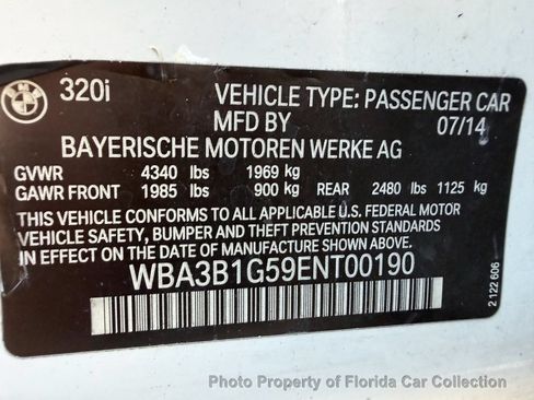 Used 2014 BMW 320i Sedan RWD image 89