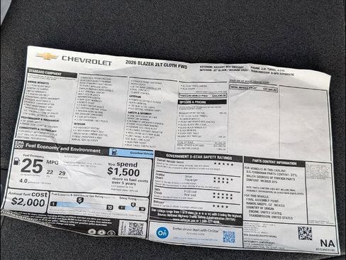 New 2026 Chevrolet Blazer LT w/ Midnight/Sport Edition image 19