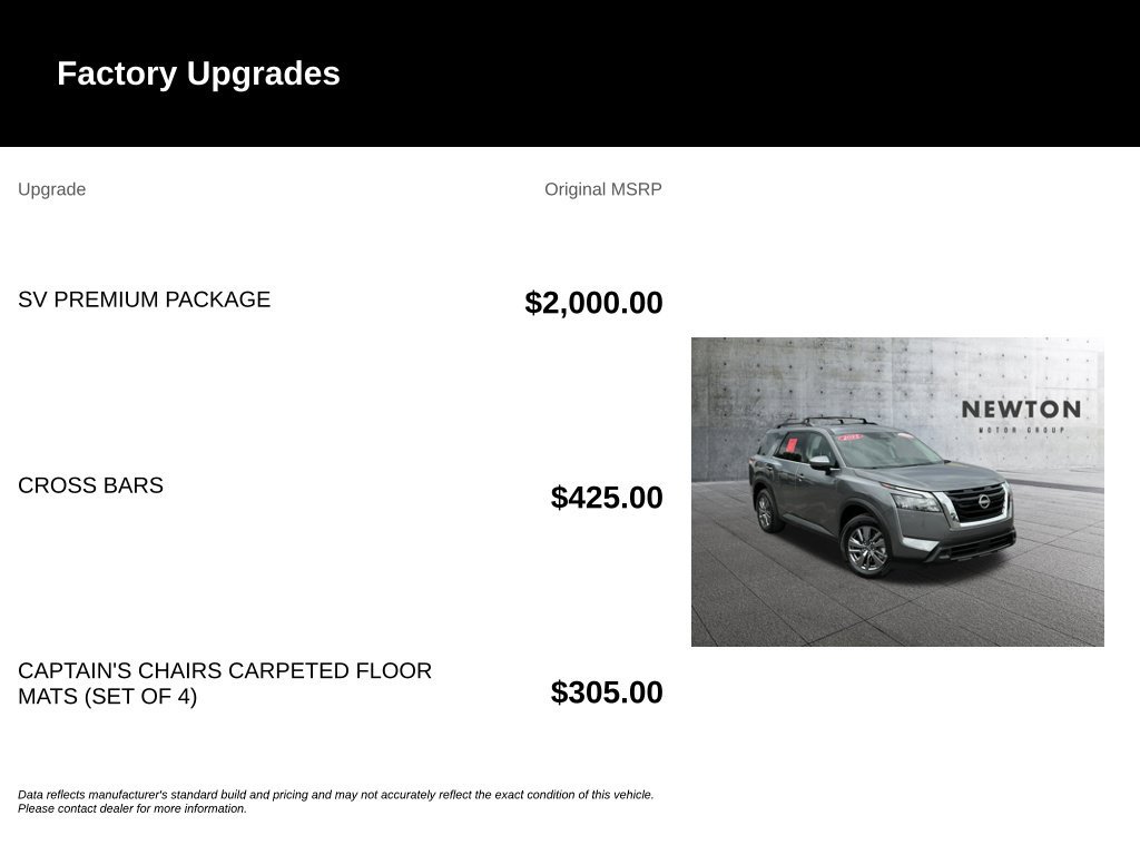 Used 2025 Nissan Pathfinder SV w/ SV Premium Package FWD image 6