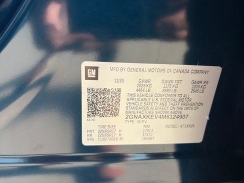 Used 2021 Chevrolet Equinox LT FWD image 32