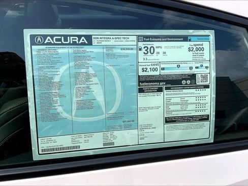 New 2026 Acura Integra A-Spec FWD image 20