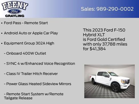 Used 2023 Ford F150 XLT w/ Equipment Group 302A High image 9