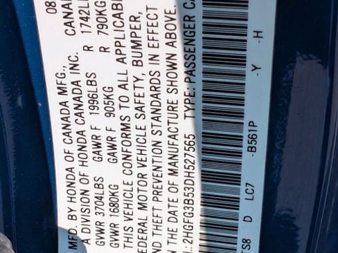 Used 2013 Honda Civic LX image 10
