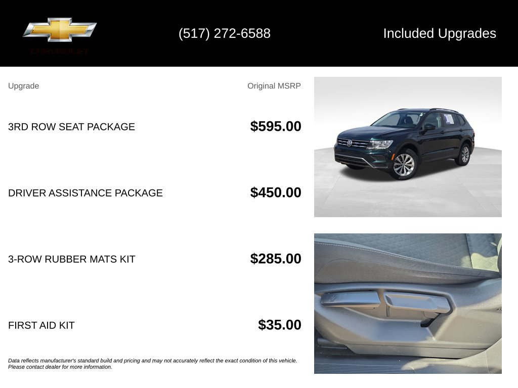 Used 2019 Volkswagen Tiguan S w/ 3rd Row Seat Package AWD/4WD image 5