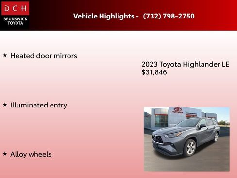 Used 2023 Toyota Highlander LE image 8