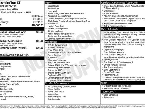 New 2026 Chevrolet Trax LT w/ Driver Confidence Package FWD image 36