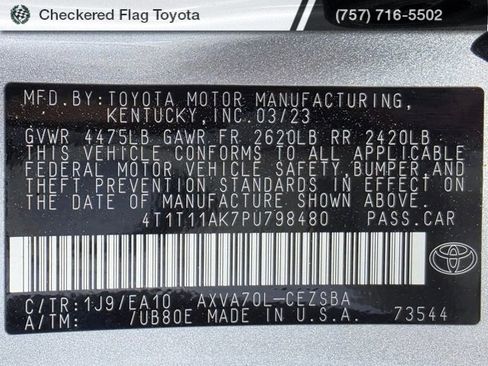 Used 2023 Toyota Camry SE w/ Cold Weather Package image 22