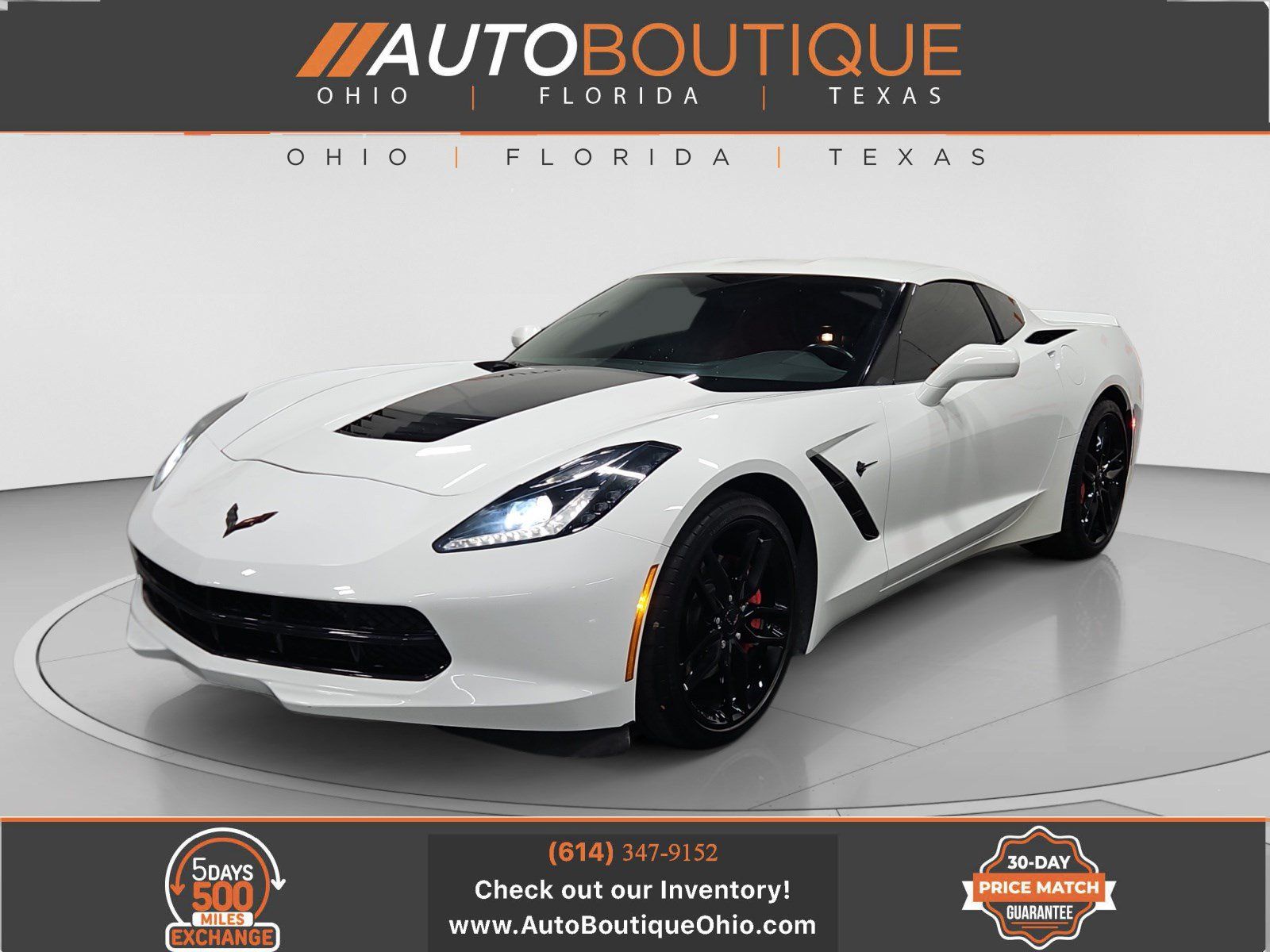 Used 2019 Chevrolet Corvette Stingray Coupe w/ Battery Protection Package RWD image 1