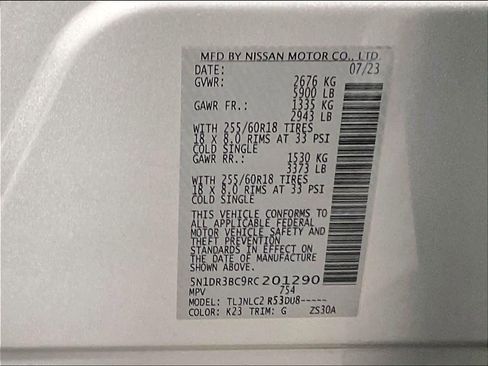 Certified 2024 Nissan Pathfinder SV image 35