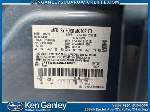 Used 2022 Ford Maverick Lariat w/ Lariat Luxury Package FWD image 28