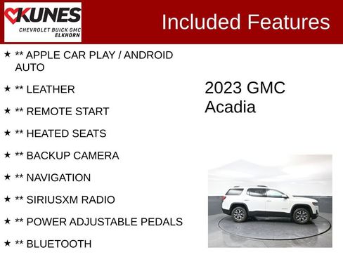 Used 2023 GMC Acadia SLT image 2