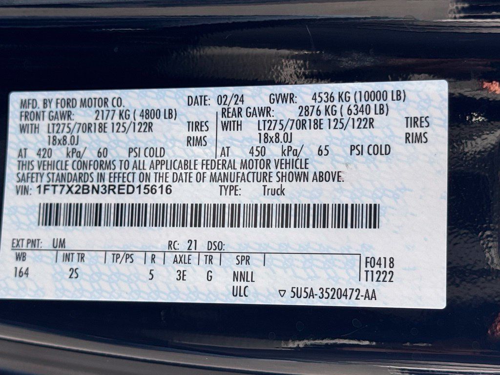 Used 2024 Ford F250 XLT w/ FX4 Off-Road Package AWD/4WD image 46