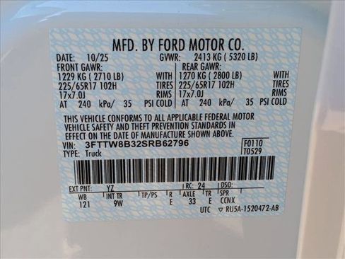 New 2025 Ford Maverick XL w/ Equipment Group 101A image 17