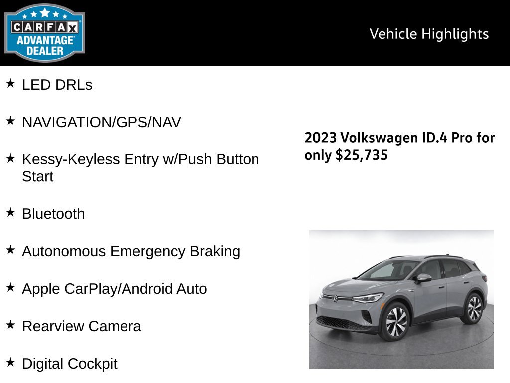 Certified 2023 Volkswagen ID.4 Pro AWD/4WD image 5