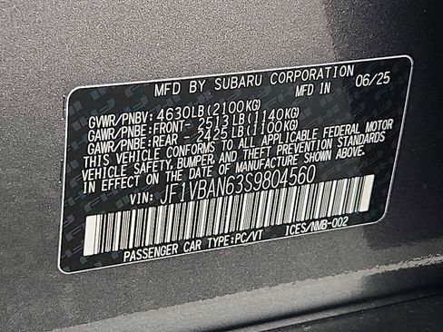 Used 2025 Subaru WRX Limited image 26