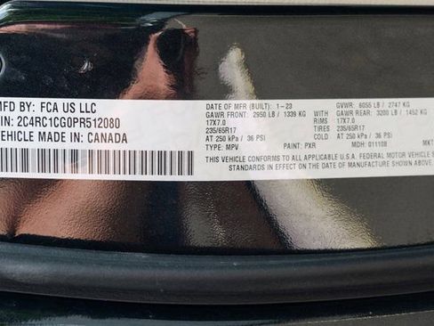 Used 2023 Chrysler Voyager LX image 56