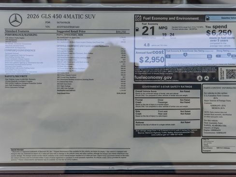 Used 2026 Mercedes-Benz GLS 450 4MATIC image 36