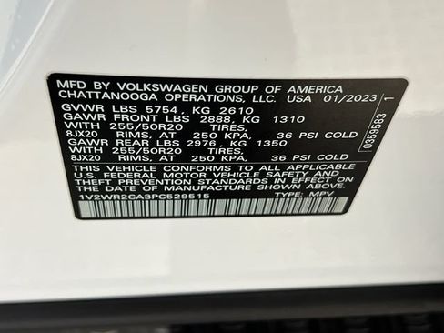 Certified 2023 Volkswagen Atlas SE FWD image 29