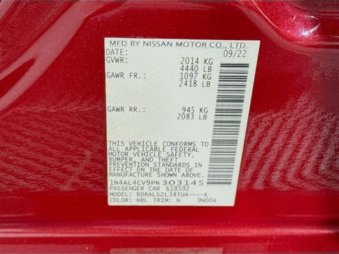 Certified 2023 Nissan Altima 2.0 SR FWD image 37