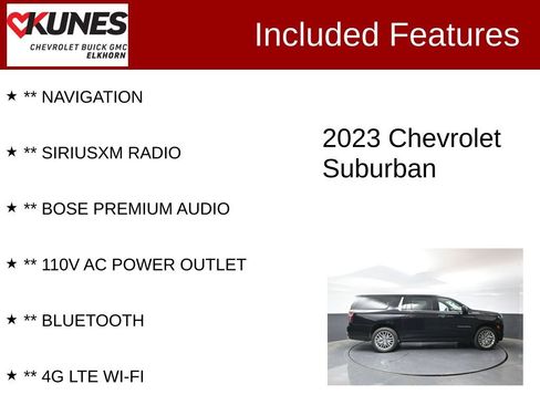 Used 2023 Chevrolet Suburban High Country AWD/4WD image 3