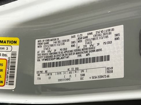 Used 2021 Ford Bronco Big Bend w/ Sasquatch Package image 30