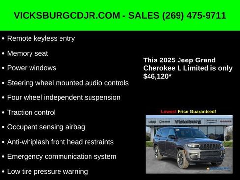 New 2025 Jeep Grand Cherokee L Limited image 22